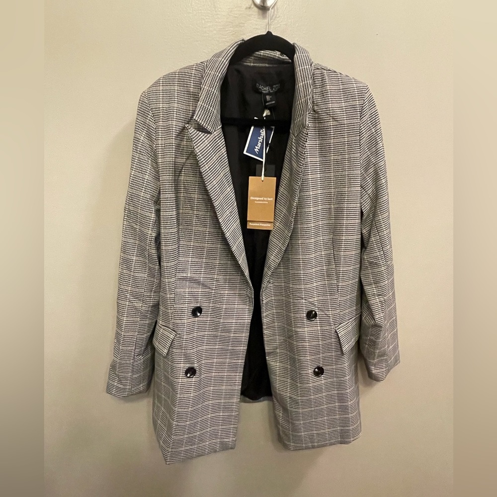 Plaid Blazer Jacket